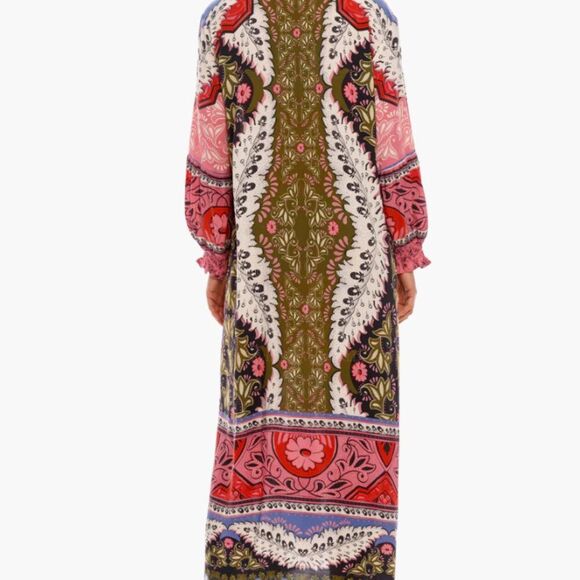 AGUA BANDITA (NWT) Isabelle Kimono, Multicolor Floral, Size OS - Picture 2 of 11